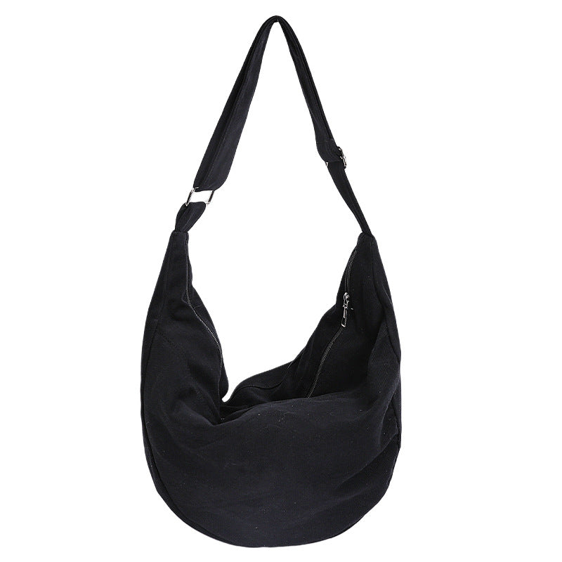Schwarze Minimalist-Crossbody-Tasche | LuxeStyle