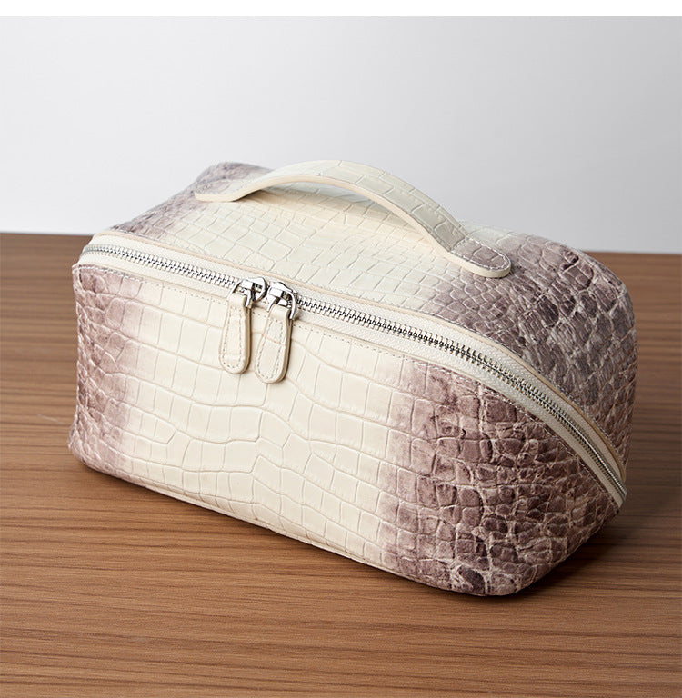 Kosmetiktasche aus Rindsleder