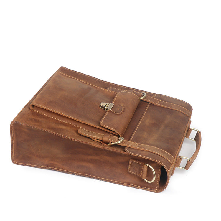 Retro-Lederrucksack für Laptops – Bild 2 | LuxeStyle