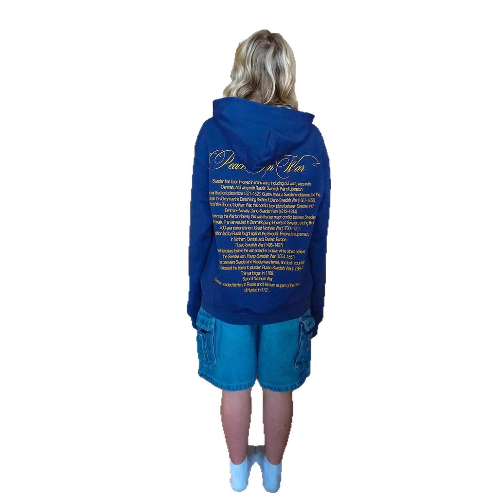 Blauer Hoodie