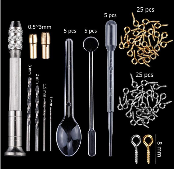 83-teiliges Silikon Giessformen & Epoxy Set – Bild 5 | LuxeStyle