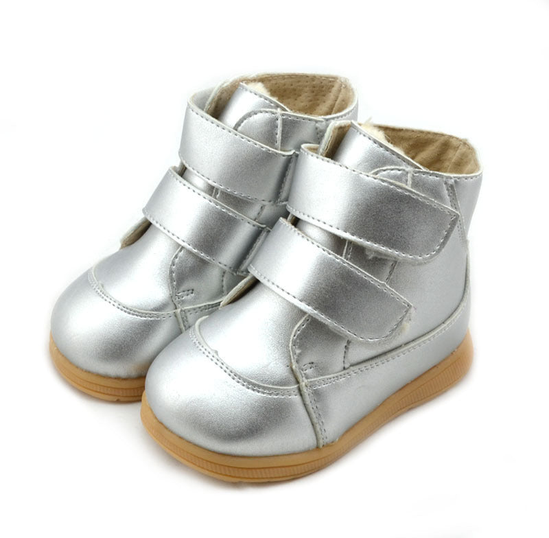 Kinder-Kunstlederstiefel mit runder Kappe | LuxeStyle