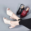 Wasserdichte Plateau-Schuhe mit Keilabsatz