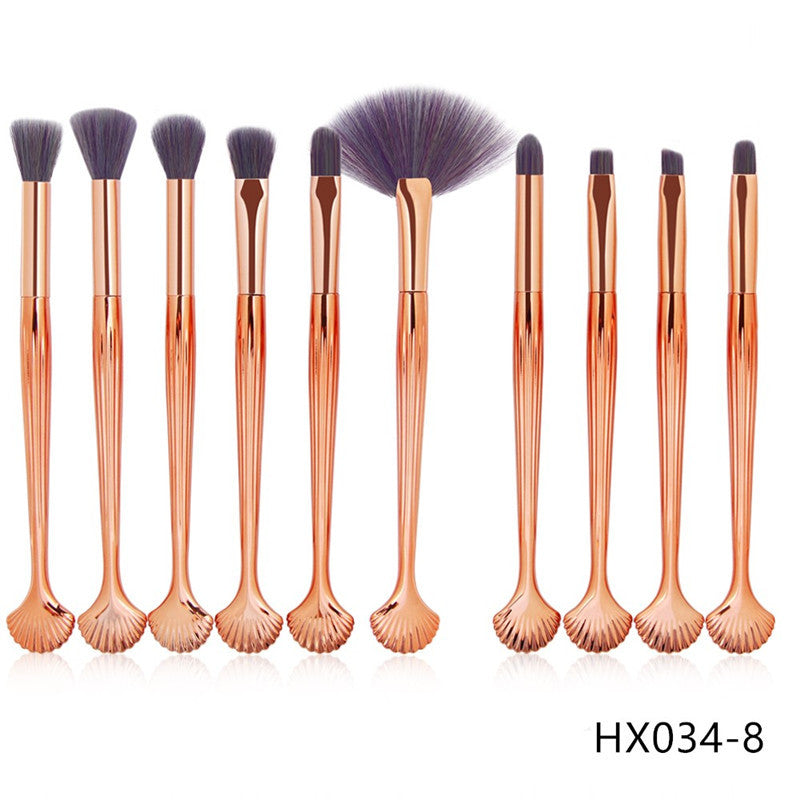 Make-up Pinselset «The Shell» mit 10 Pinseln – Bild 6 | LuxeStyle