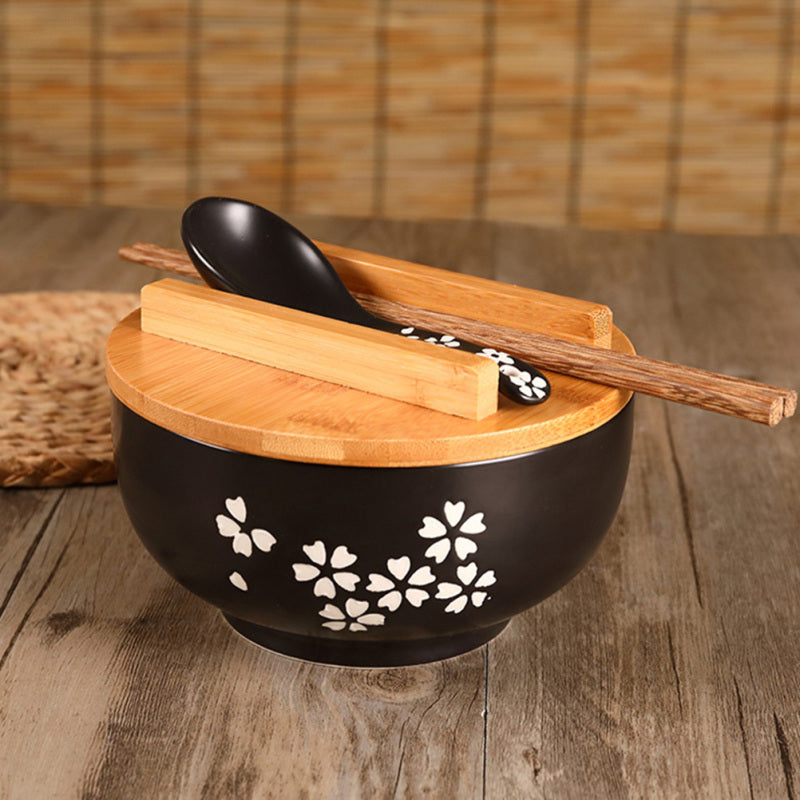 Keramik-Schale mit Holzdeckel – Bild 4 | LuxeStyle