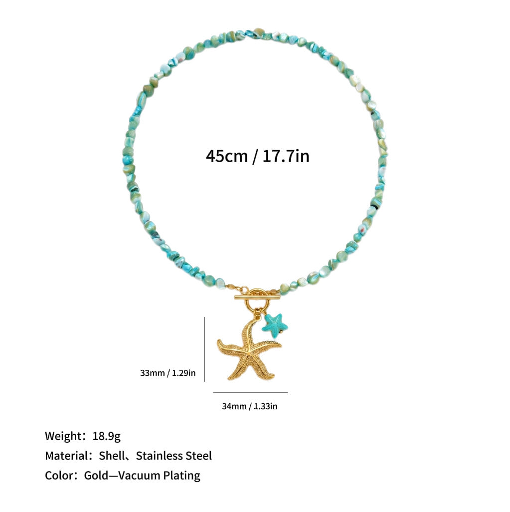 Ozean-Pendant Choker