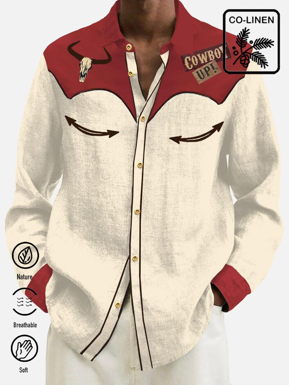 Hemd mit amerikanischem Western-Muster – Bild 5 | LuxeStyle