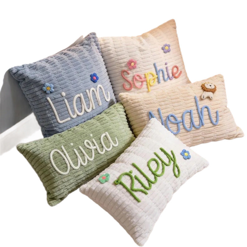 Personalisierter Babykissenbezug