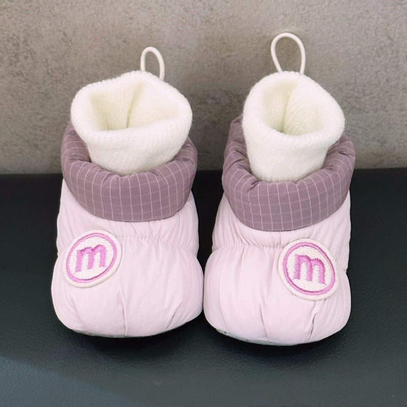 Baby Baumwollschuhe mit weicher Sohle