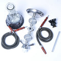 Große Arabische Shisha Doppelrohr-Set