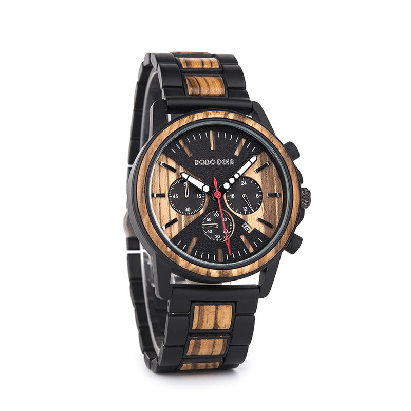 Armbanduhr mit Kalender und 24h-Anzeige – Bild 2 | LuxeStyle