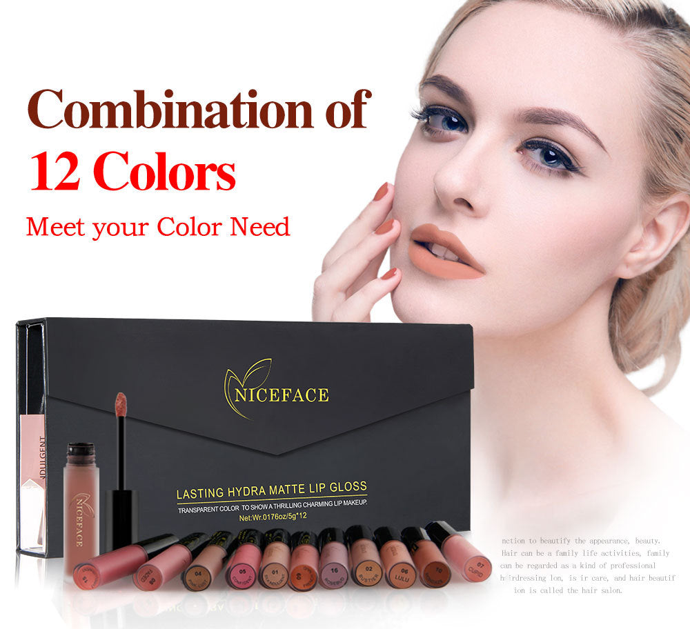 12-teiliges Lipgloss-Set – Bild 4 | LuxeStyle