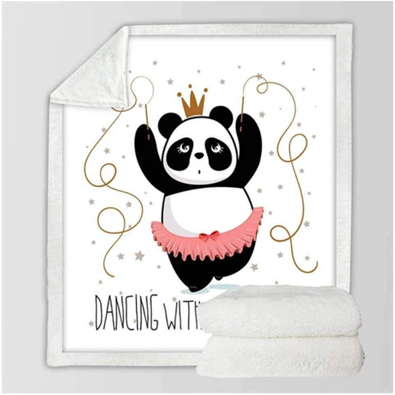 Panda Flanelldecke – Bild 4 | LuxeStyle