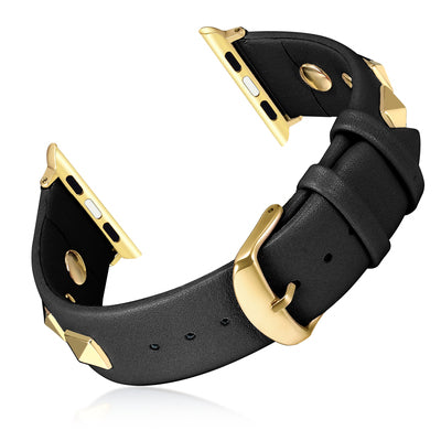 Lederarmband mit Nieten für Watch – Bild 12 | LuxeStyle