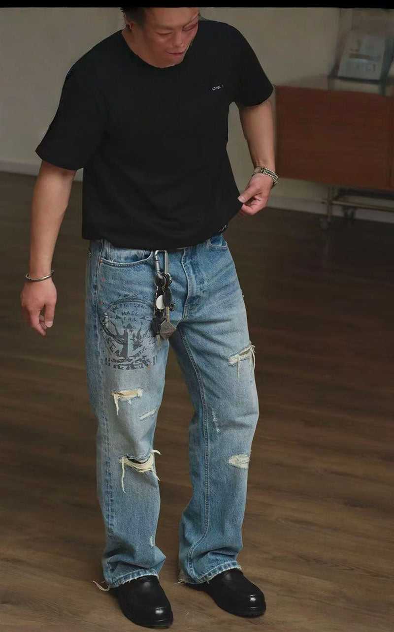 Gerade Herren-Hosen ohne Stretch