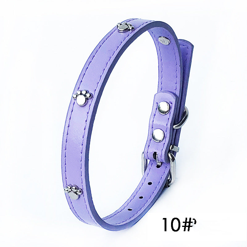 10er-Pack verstellbare PU-Hundehalsbänder mit Glöckchen – Bild 1 | LuxeStyle