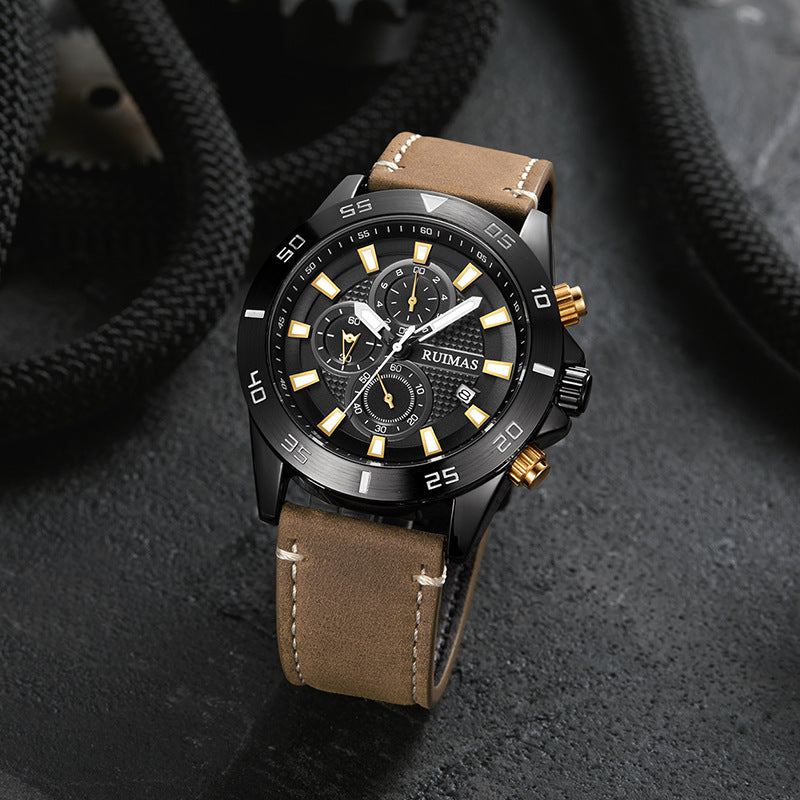 Sportuhr für Herren, analog, 30 m wasserdicht – Bild 5 | LuxeStyle