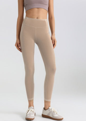 Sport Leggings mit Mesh und Seitentaschen