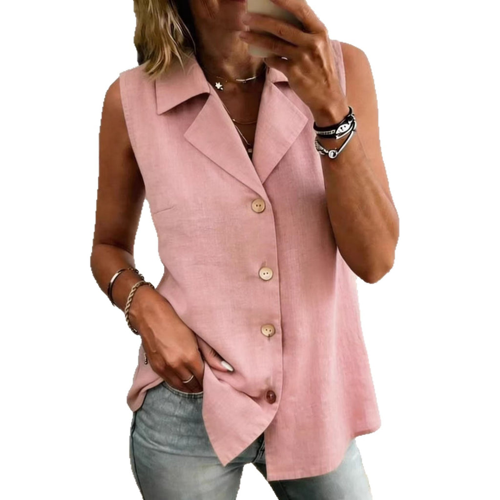 Ärmelloses Casual Top für Damen