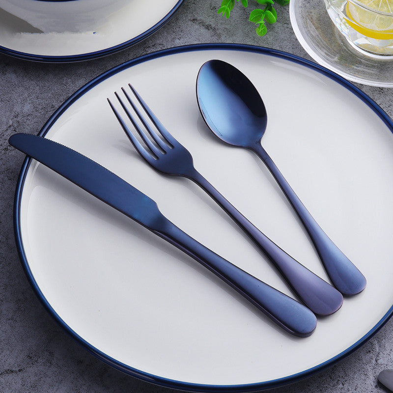 Vierteiliges Edelstahlbesteck – Bild 3 | LuxeStyle