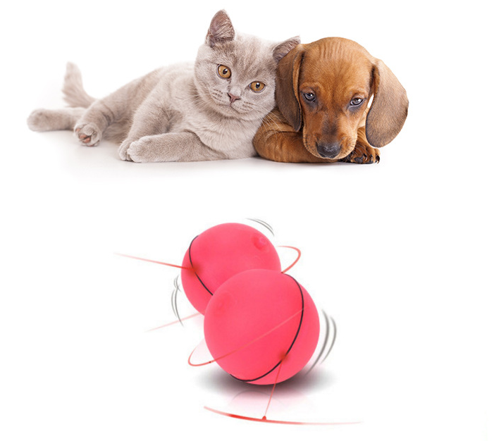 LED Laser Rolling Pet Toy Ball