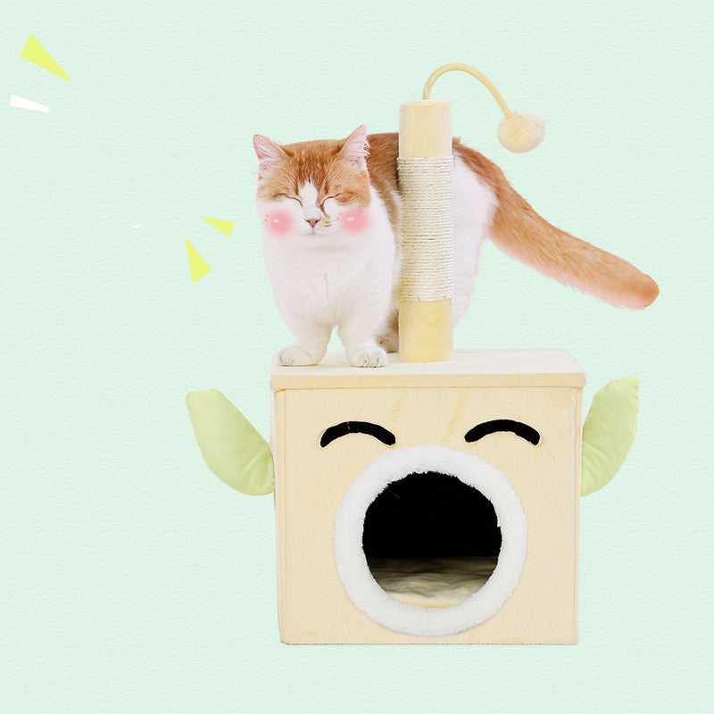 Katzen Kratzbaum mit Emoji-Design – Bild 2 | LuxeStyle