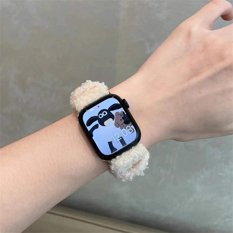 Samt-Haarband für Apple Watch