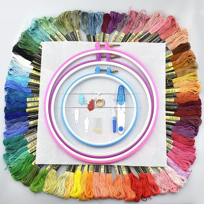 Kreuzstich-Stickgarn-Set