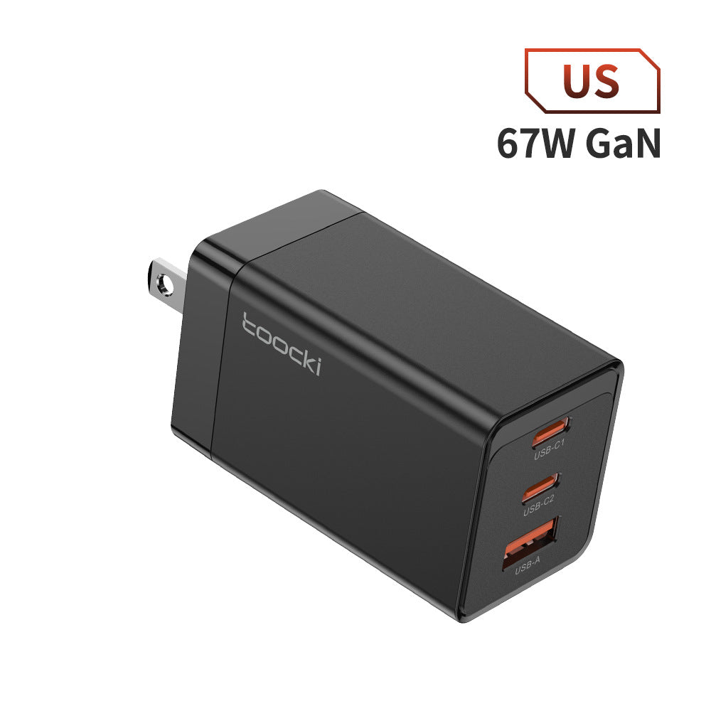 67W GaN 3-Port Schnellladegerät