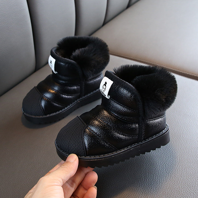 Hohe Kinder-Sneakers aus Baumwolle – Bild 5 | LuxeStyle