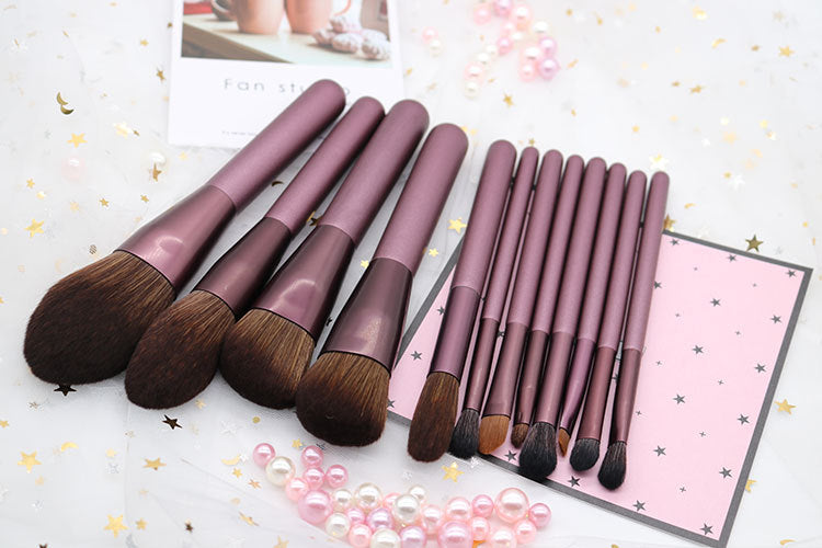 12-teiliges Make-up Pinselset für Einsteiger