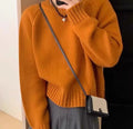 Damen Strickpullover mit Rundhals und langen Ärmeln