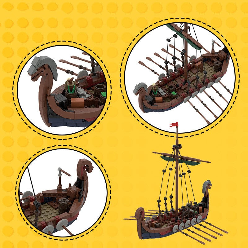Piratenschiff-Modellbausatz – Bild 3 | LuxeStyle
