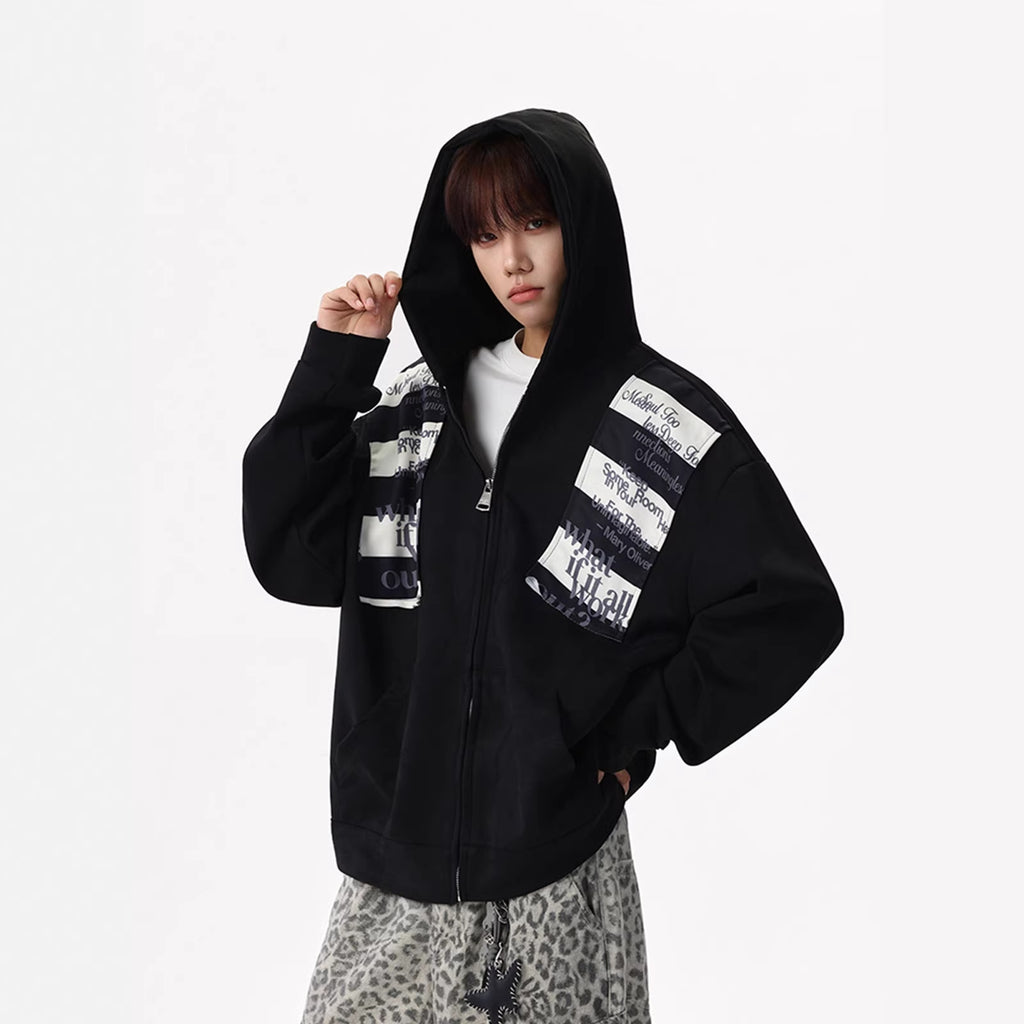 Sportlicher Cardigan Hoodie für Herren – Ansicht 7