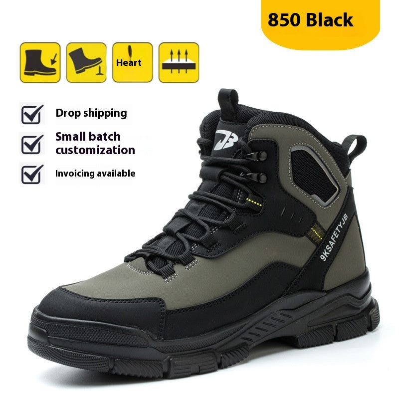 Robuste Sicherheitsstiefel mit hohem Schaft – Bild 6 | LuxeStyle
