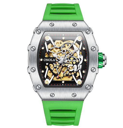 Automatische Herrenuhr mit Silikonband – Bild 1 | LuxeStyle