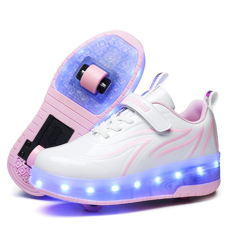 Leichte Schuhe mit Einzel- und Doppellaufrädern – Bild 2 | LuxeStyle
