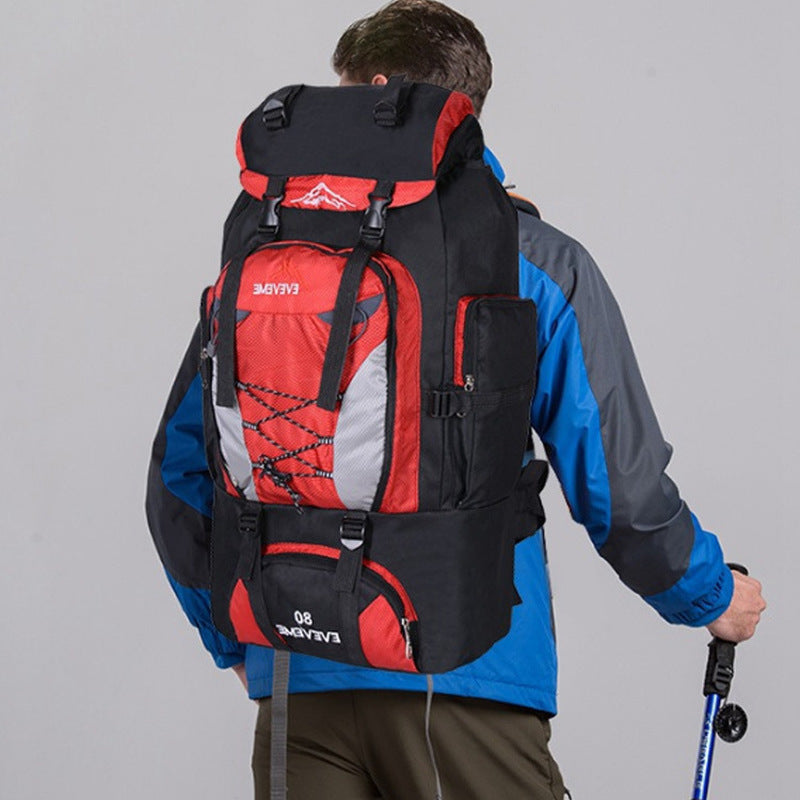 Vielseitiger Nylon-Rucksack (56-75L) – Bild 6 | LuxeStyle