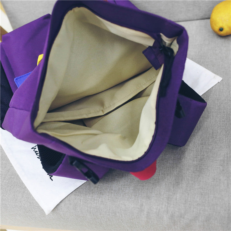 Rucksack mit Kontrastfarben | LuxeStyle
