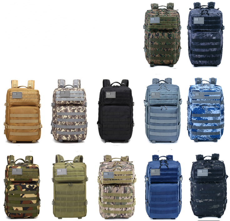 Taktischer Camouflage-Reiserucksack 36-55 L – Bild 15 | LuxeStyle