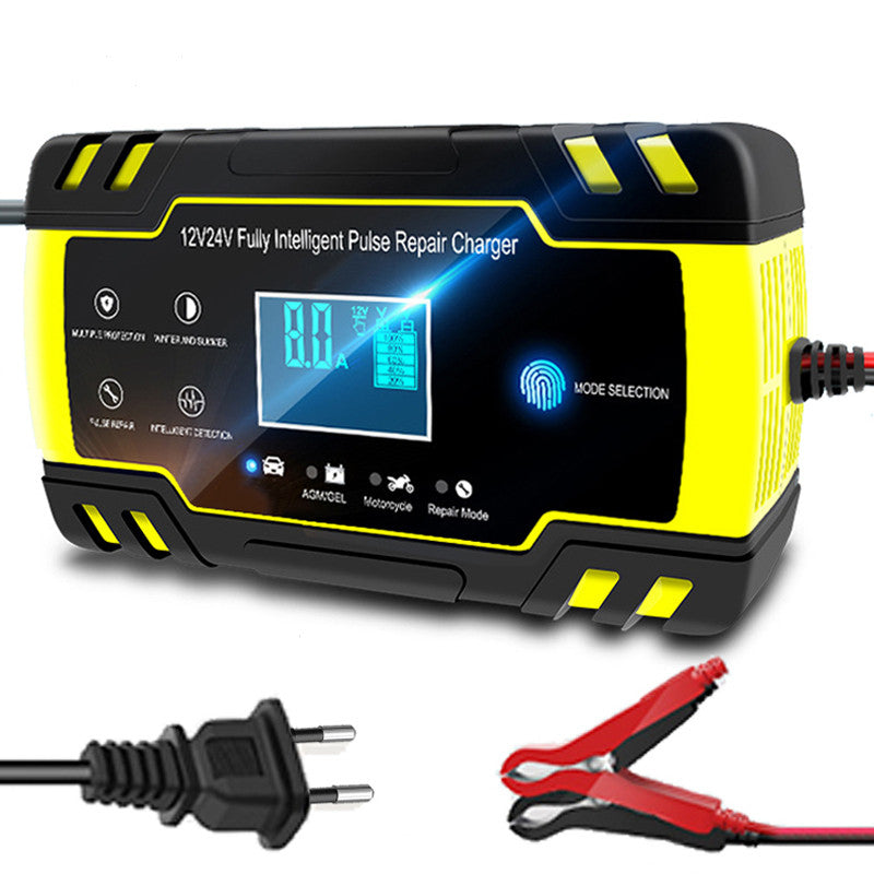 Automatisches 12V/24V LCD Batterieladegerät