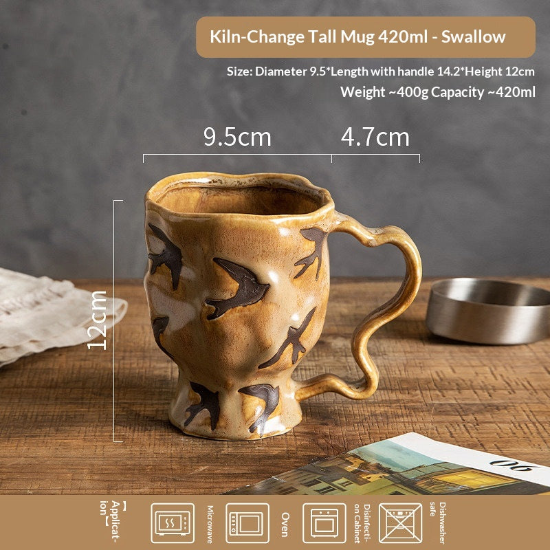 Keramiktasse 420 ml – Schmetterling – Bild 5 | LuxeStyle