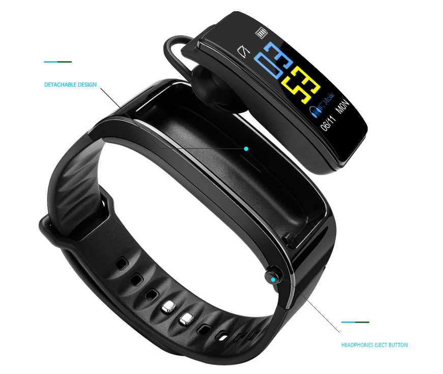 Smart-Armband mit Farbdisplay und Bluetooth-Anruf – Bild 5 | LuxeStyle