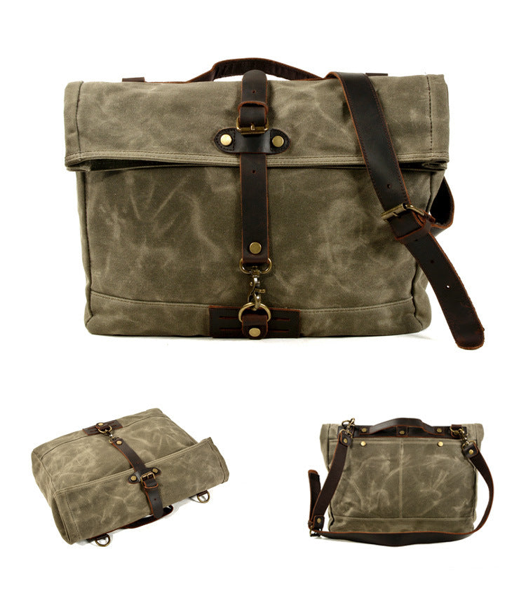Herren Canvas Umhängetasche | LuxeStyle