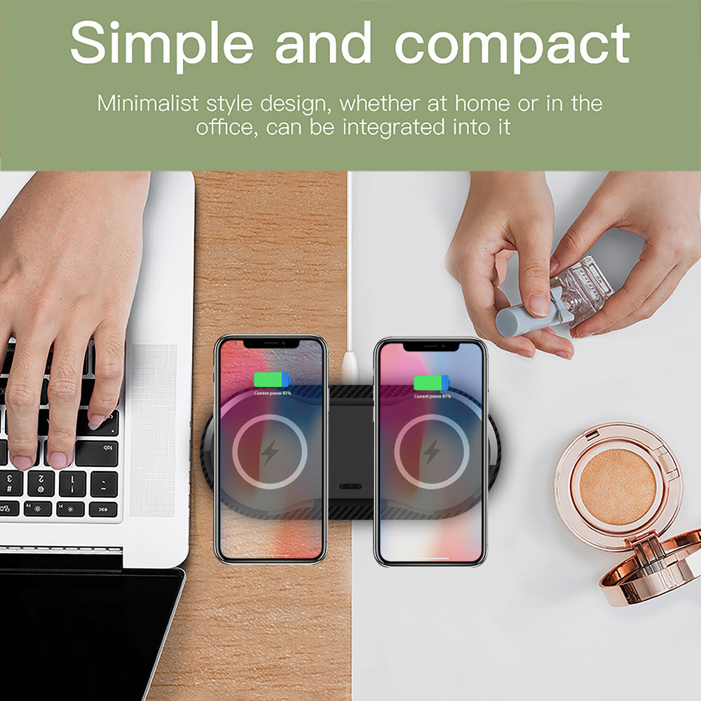Drahtloses Dual-Ladegerät für Smartphones