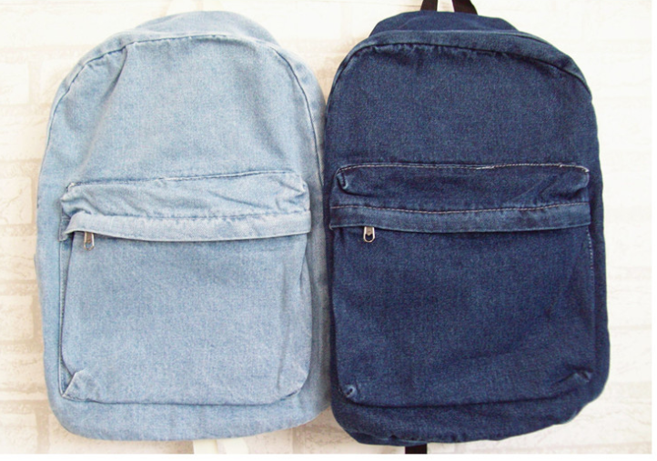 Denim Rucksack für Studium & Freizeit – Bild 2 | LuxeStyle