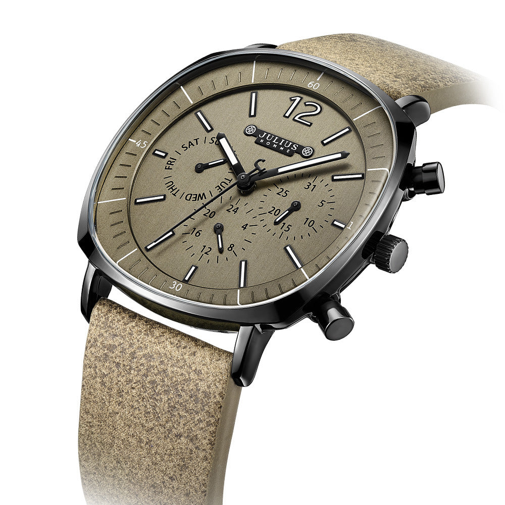 Analoguhr mit Quarzwerk und Datumsanzeige – Bild 3 | LuxeStyle