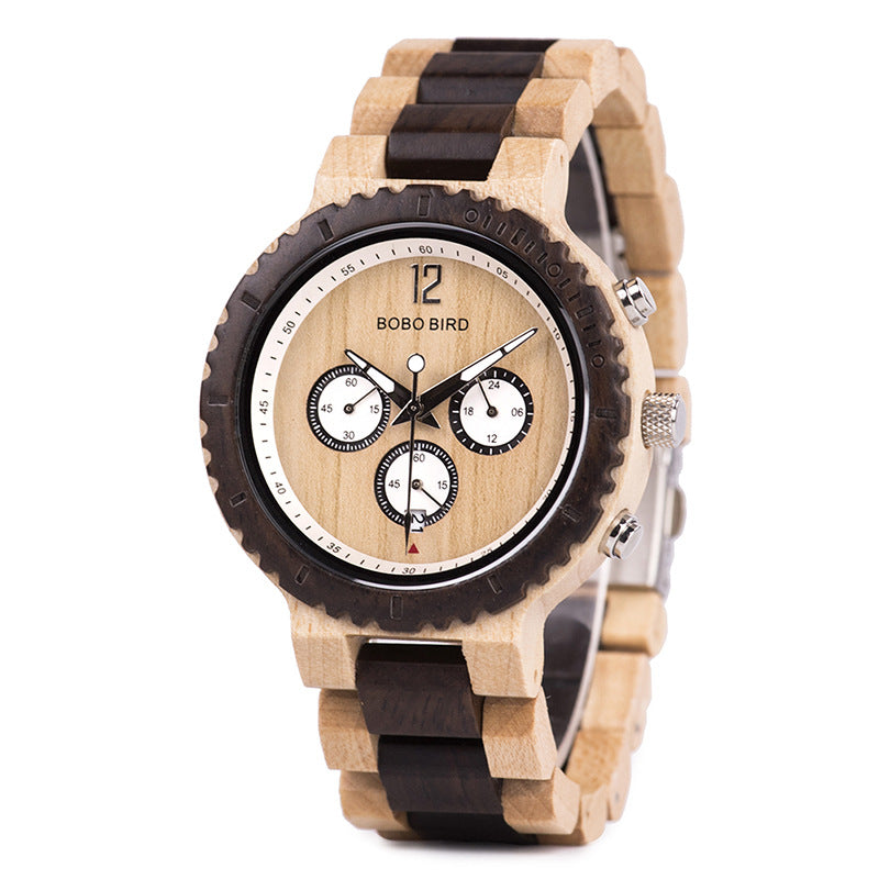 R08 Classic Holzarmbanduhr