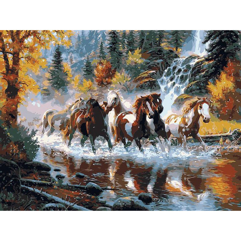 Laufendes Pferd Diamond Painting – Bild 1 | LuxeStyle