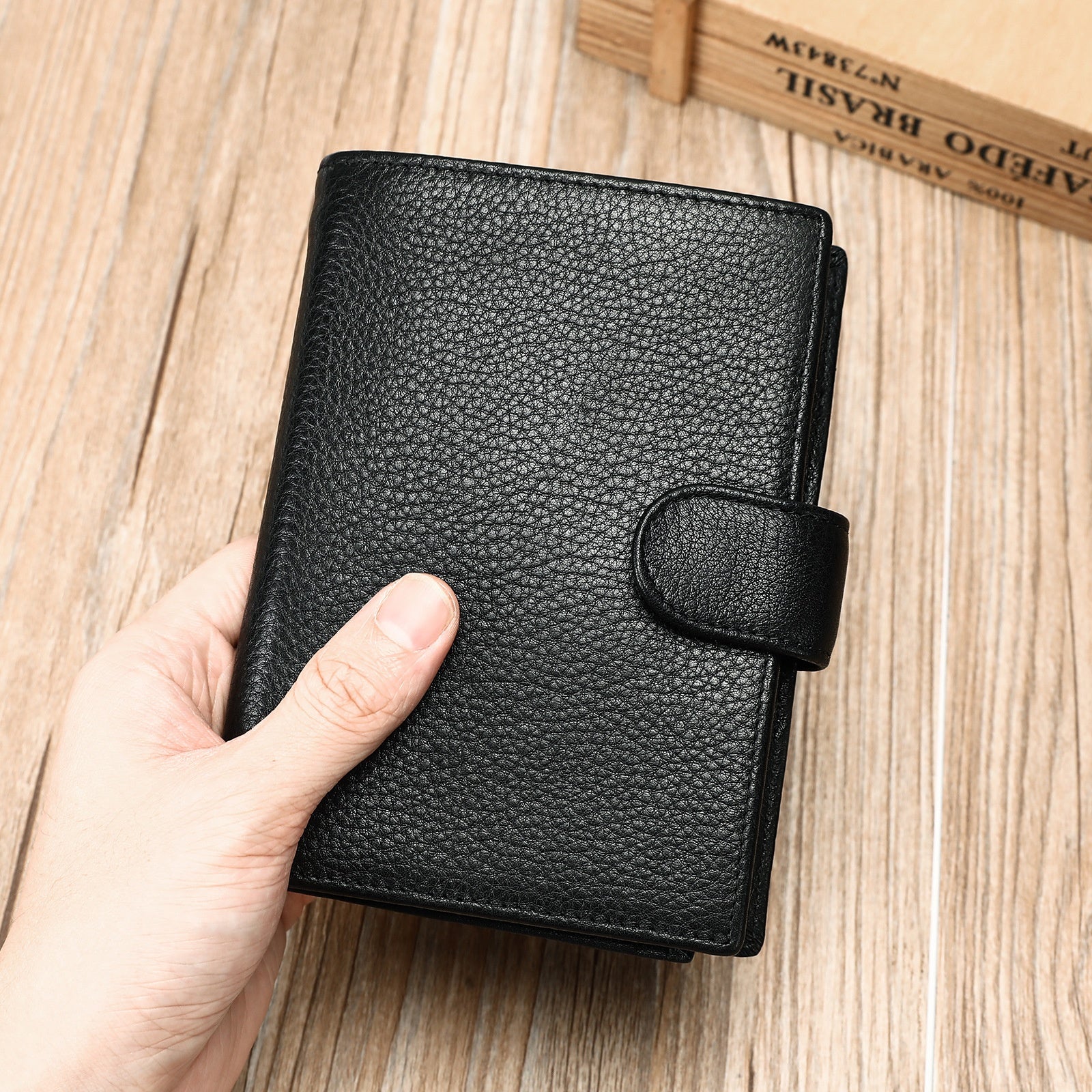 Premium Leder Portemonnaie für Herren